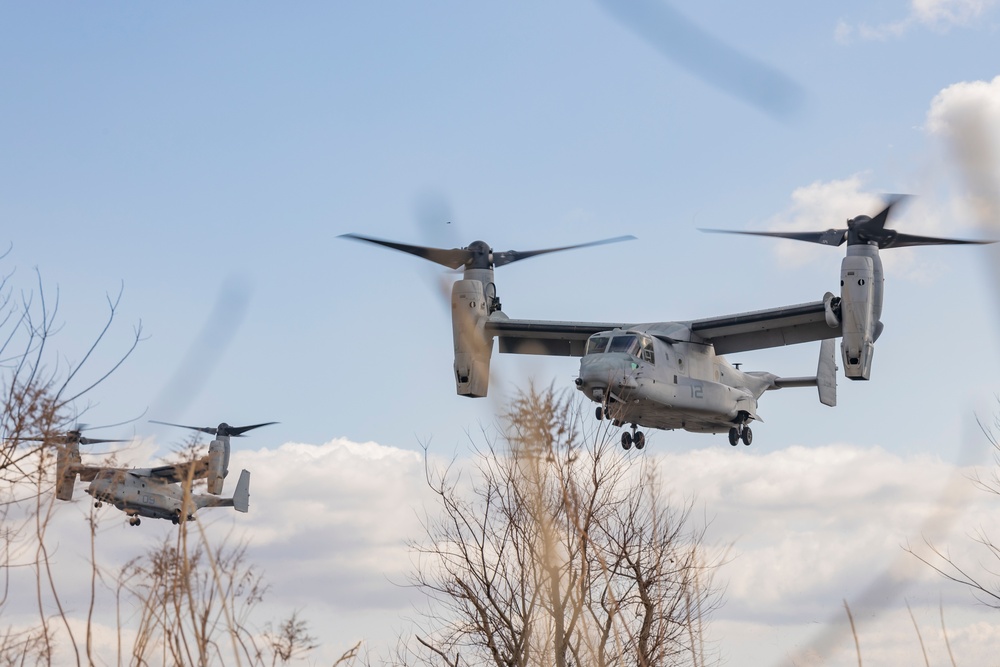 Iron Fist 25 | VMM-262 (Rein.) and JGSDF conduct Bilateral Insert