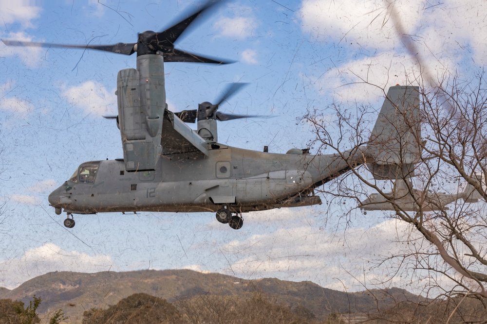 Iron Fist 25 | VMM-262 (Rein.) and JGSDF conduct Bilateral Insert