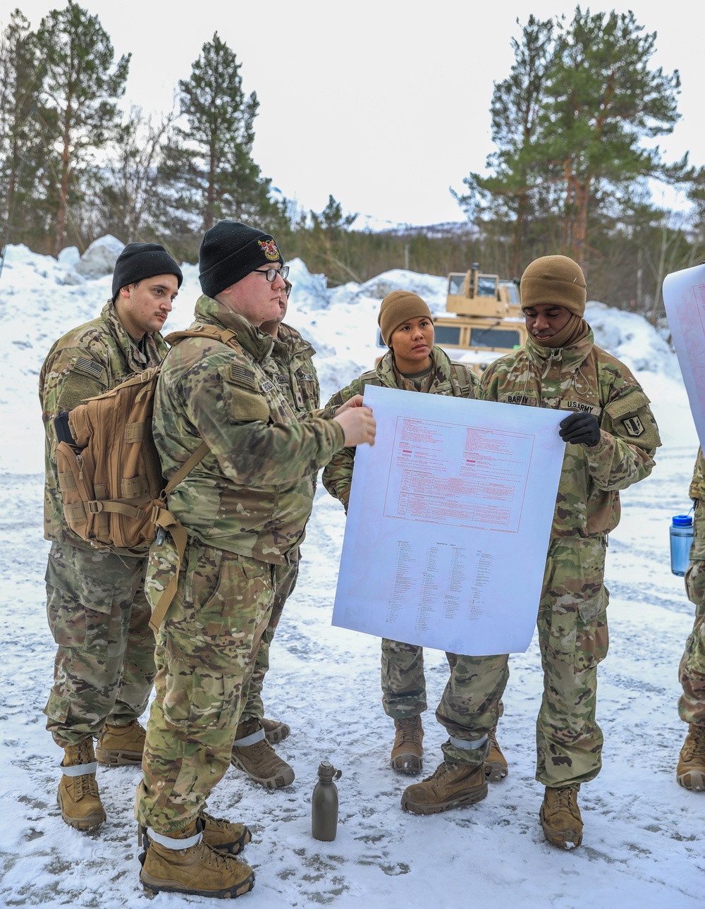 MLRS Battalion conducts Safe Routing and Terrain Recognition in Arctic Conditions during exercise in Norway