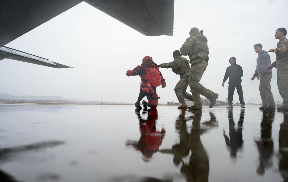 86 SFS Raven candidates go through raven FTX at Ramstein AB