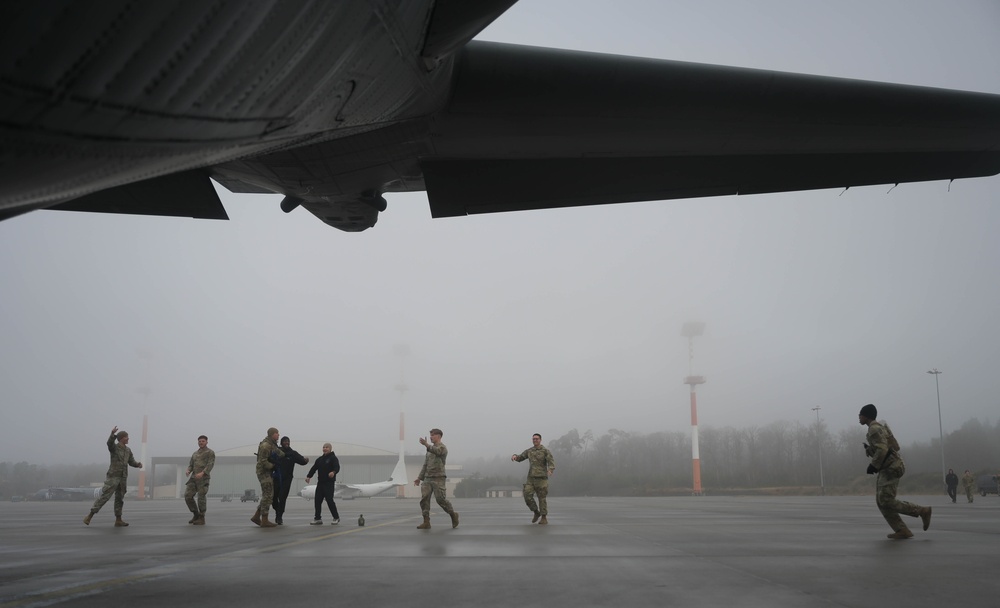 86 SFS Raven candidates go through raven FTX at Ramstein AB