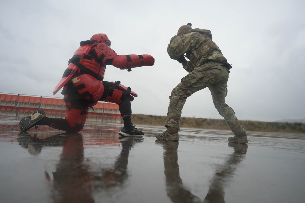 86 SFS Raven candidates go through raven FTX at Ramstein AB