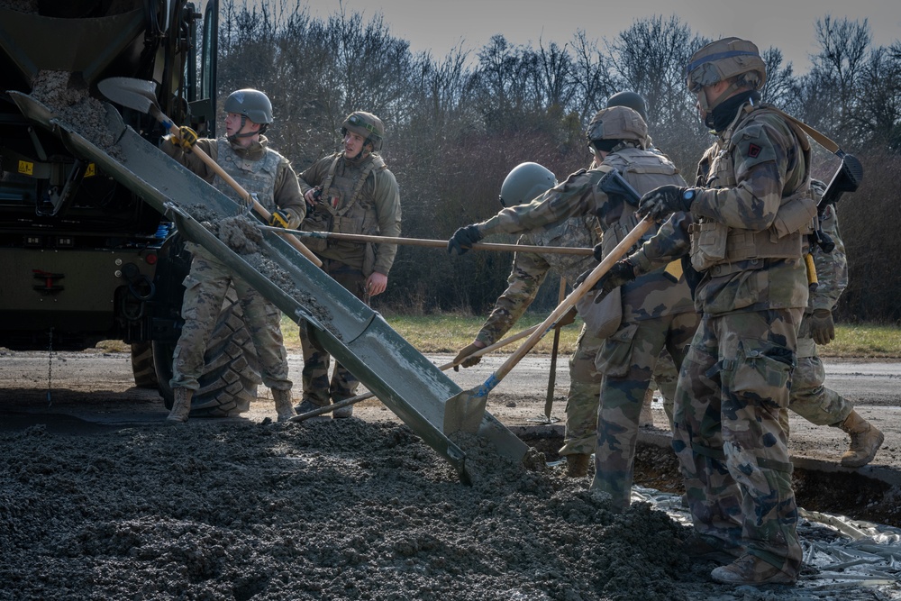 U.S., French Army Strengthen Airfield Repair Capabilities in Ex. Linebacker