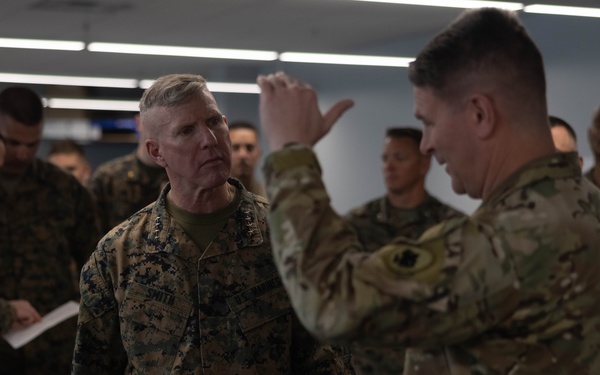 Commandant of the Marine Corps visits Joint Task Force Southern Guard