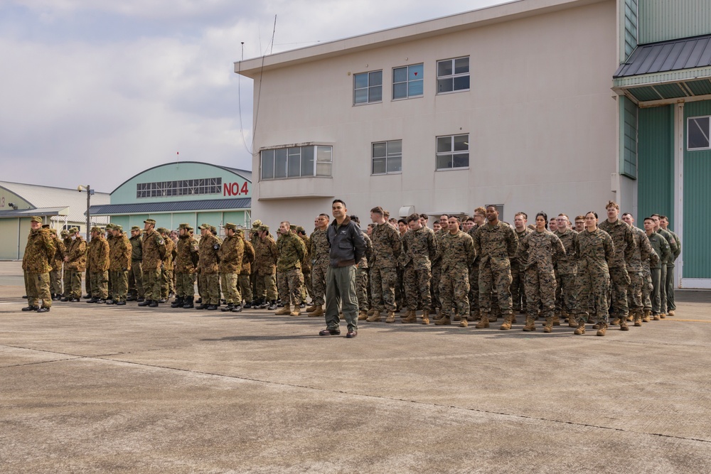 Iron Fist 25 | VMM-262 (Rein.) and JGSDF conduct Closing Ceremony