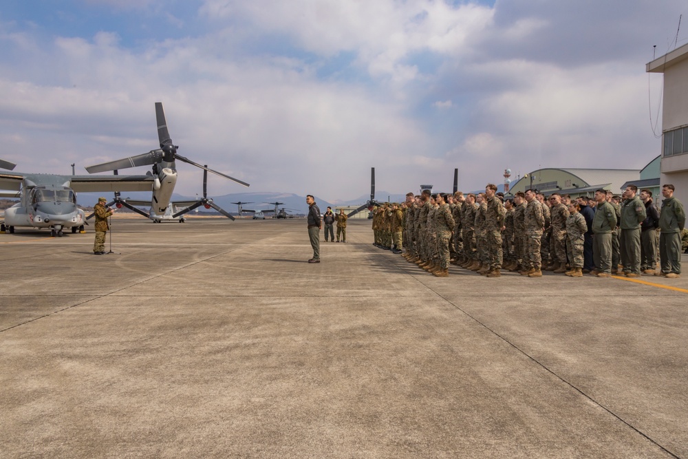 Iron Fist 25 | VMM-262 (Rein.) and JGSDF conduct Closing Ceremony