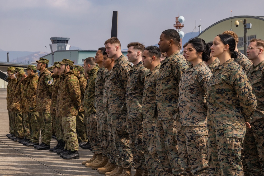 Iron Fist 25 | VMM-262 (Rein.) and JGSDF conduct Closing Ceremony
