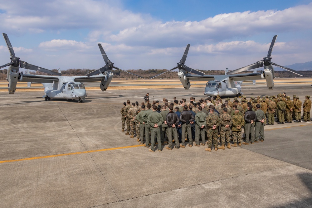 Iron Fist 25 | VMM-262 (Rein.) and JGSDF conduct Closing Ceremony