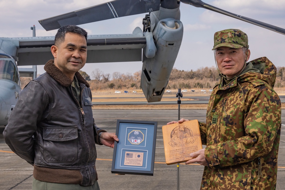 Iron Fist 25 | VMM-262 (Rein.) and JGSDF conduct Closing Ceremony