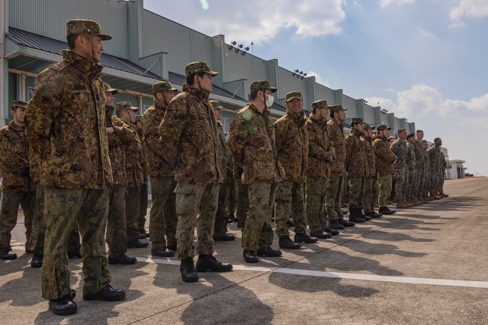 Iron Fist 25 | VMM-262 (Rein.) and JGSDF conduct Closing Ceremony