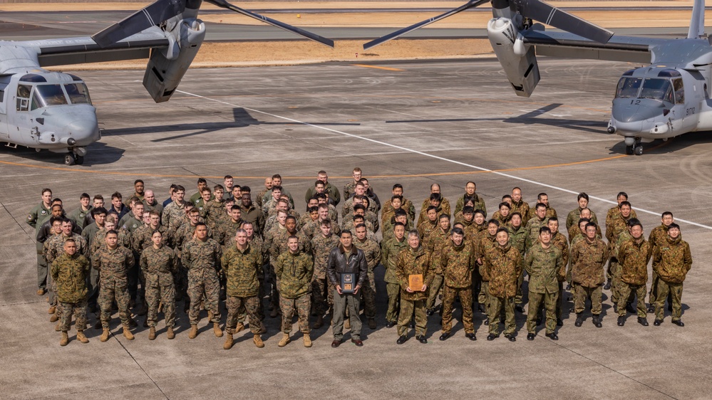 Iron Fist 25 | VMM-262 (Rein.) and JGSDF conduct Closing Ceremony