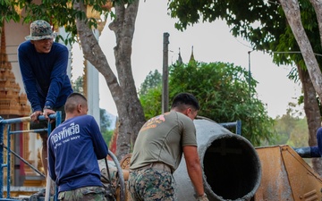 U.S. Marine, Thai, Japanese engineers strengthen partnerships through ENCAP site four construction