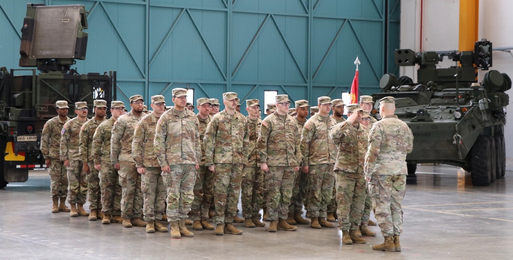 Charlie Battery, 5th Battalion, 4th Air Defense Artillery Regiment Change of Command.