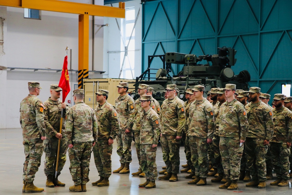 Charlie Battery, 5th Battalion, 4th Air Defense Artillery Regiment Change of Command.