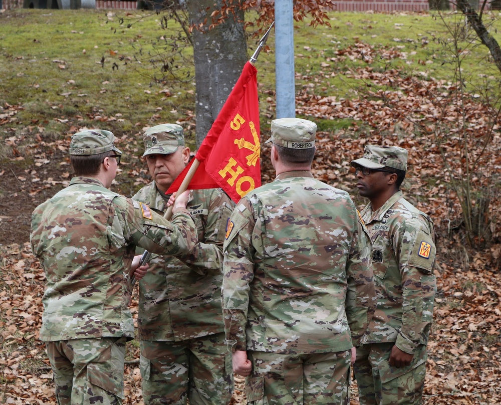 Headquarters and Headquarters Battery, 5th Battalion, 4th Air Defense Artillery Regiment Change of Responsibility.