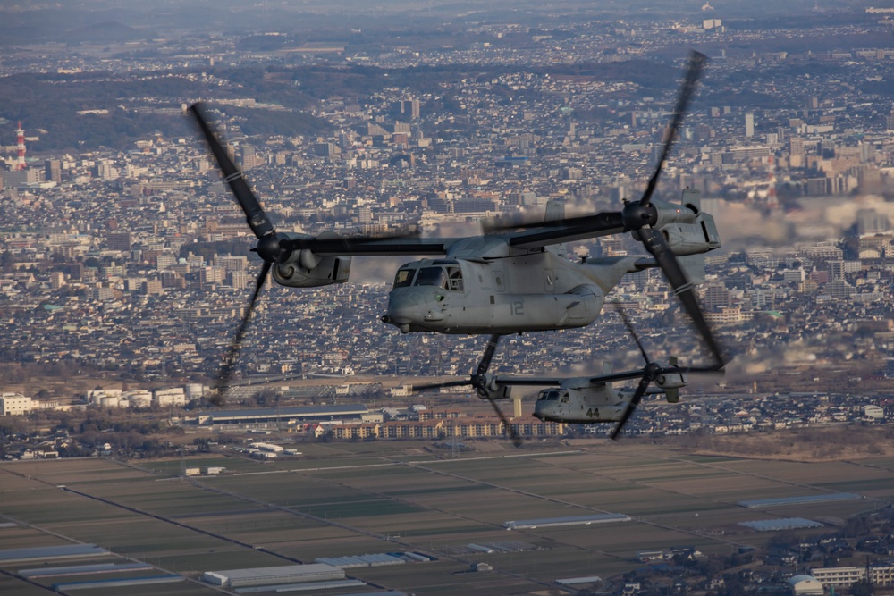 Iron Fist 25 | VMM-262 (Rein.) and JGSDF conduct Bilateral Insert