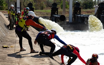 U.S. and Thai Armed Forces, Civilian agencies, and international partners train in disaster relief and humanitarian assistance during Exercise Cobra Gold 2025