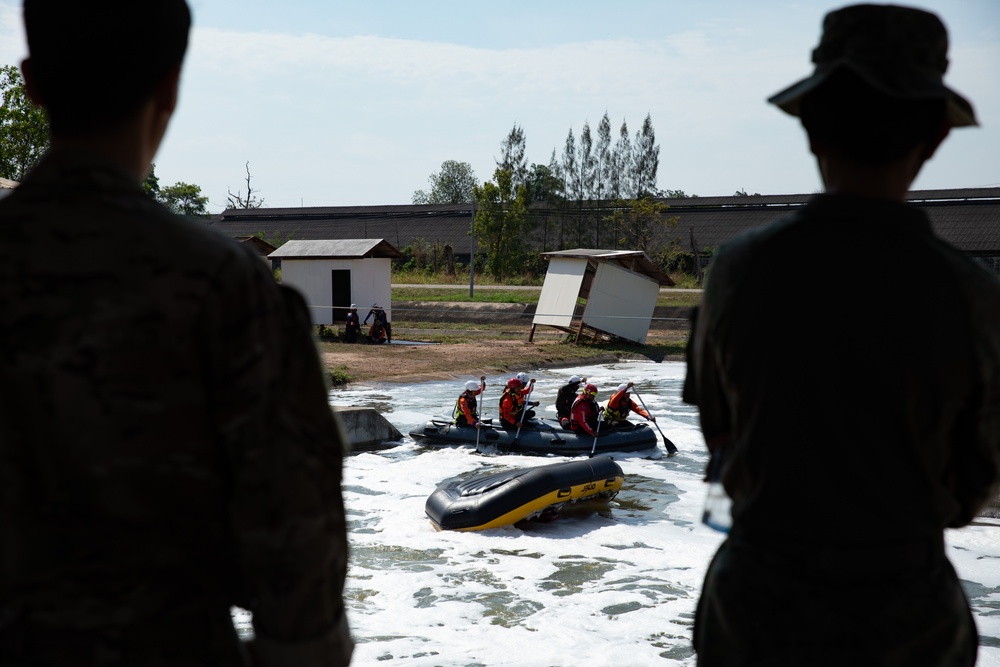 U.S. and Thai Armed Forces, Civilian agencies, and international partners train in disaster relief and humanitarian assistance during Exercise Cobra Gold 2025