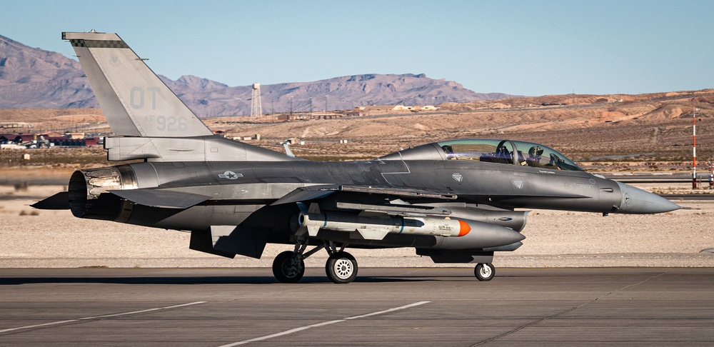 Test integrates Navy missile on F-16