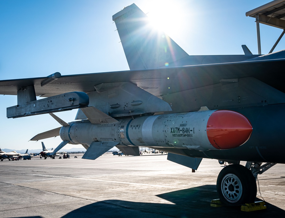 Test integrates Navy missile on F-16