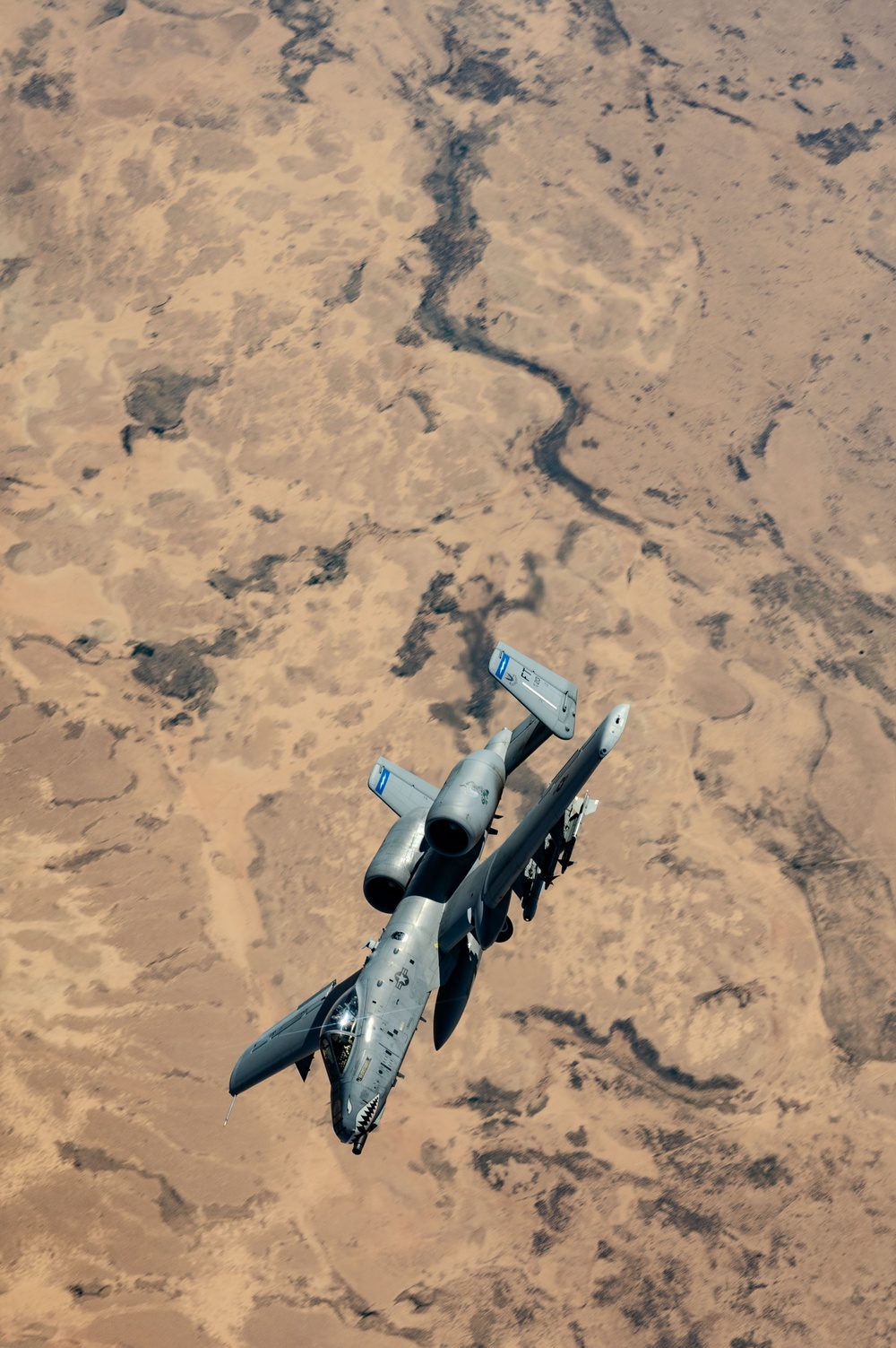 A-10 Thunderbolt II aircraft patrol skies over USCENTCOM AOR