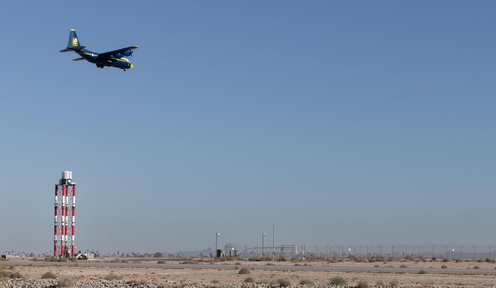 The Blue Angels and the Silent Drill Platoon visit MCAS Yuma 2025