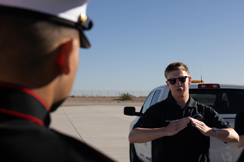 The Blue Angels and the Silent Drill Platoon visit MCAS Yuma 2025