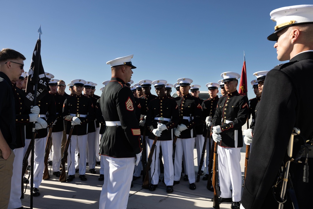 The Blue Angels and the Silent Drill Platoon visit MCAS Yuma 2025