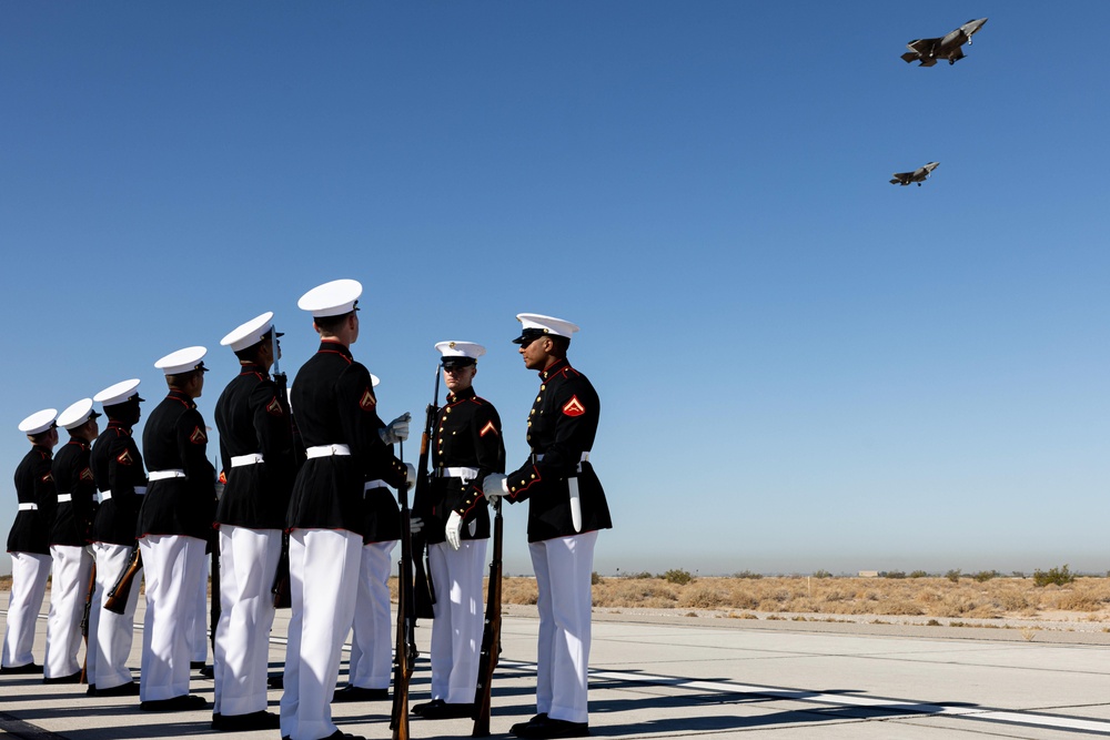 The Blue Angels and the Silent Drill Platoon visit MCAS Yuma 2025