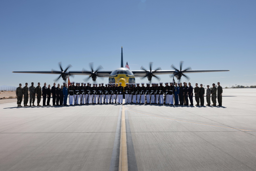 The Blue Angels and the Silent Drill Platoon visit MCAS Yuma 2025