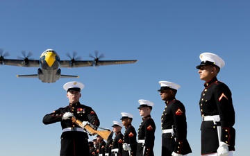 The Blue Angels and the Silent Drill Platoon visit MCAS Yuma 2025