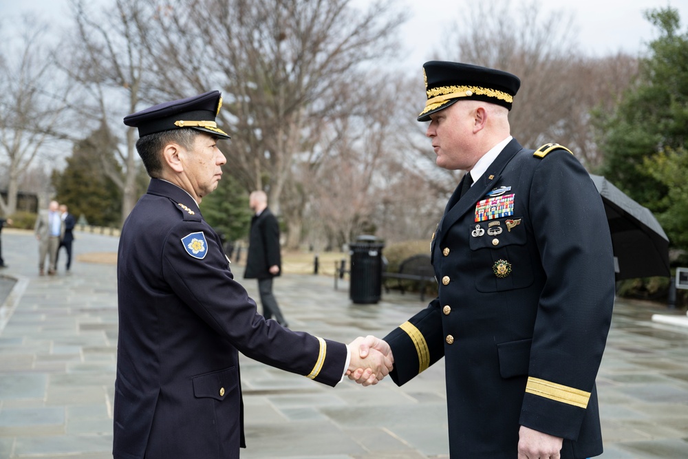 Chief of Staff of the Japan Ground Self-Defense Force Gen. Yasunori Morishita Visits ANC