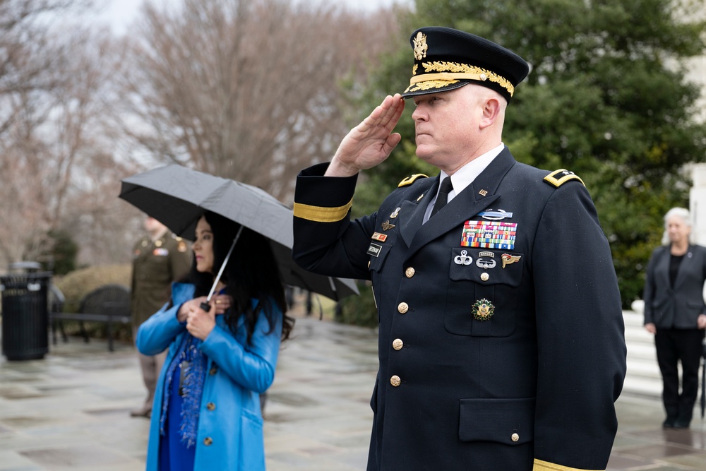 Chief of Staff of the Japan Ground Self-Defense Force Gen. Yasunori Morishita Visits ANC