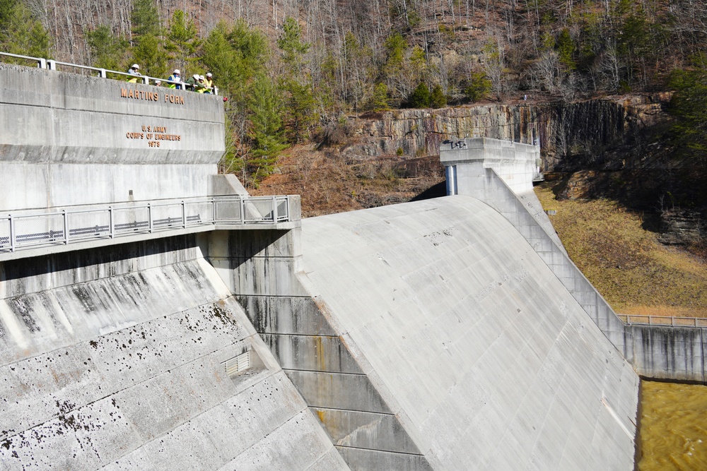 USACE inspection confirms Martins Fork Dam stability after historic water levels