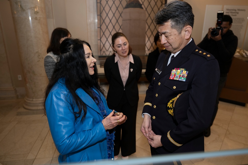 Chief of Staff of the Japan Ground Self-Defense Force Gen. Yasunori Morishita Visits ANC