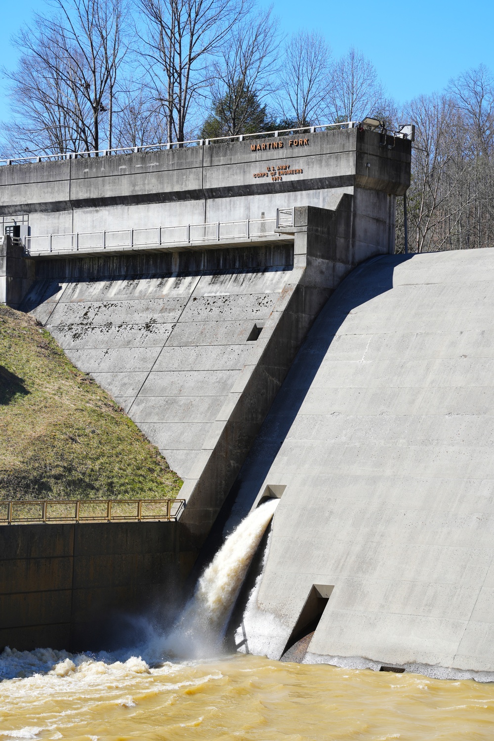 USACE inspection confirms Martins Fork Dam stability after historic water levels