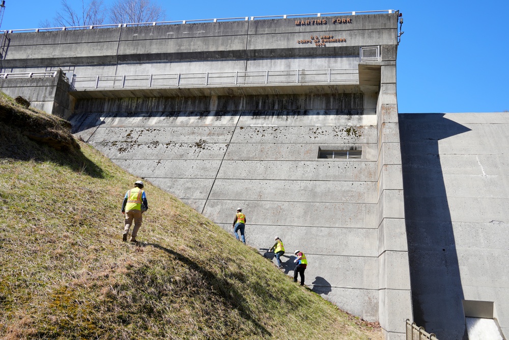 USACE inspection confirms Martins Fork Dam stability after historic water levels