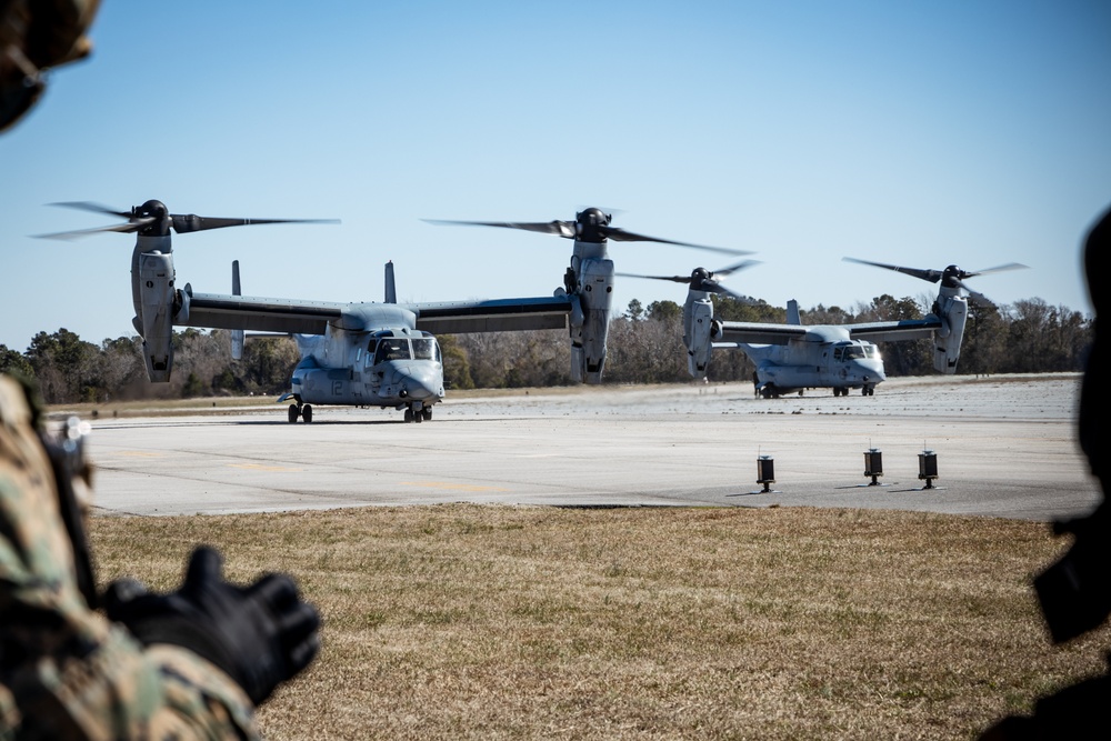 26th MEU conducts HAST exercise on Camp Davis