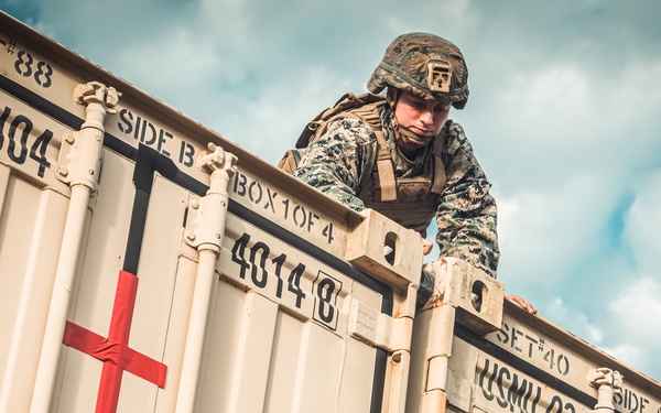 26th MEU conducts FHA exercise on Camp Davis