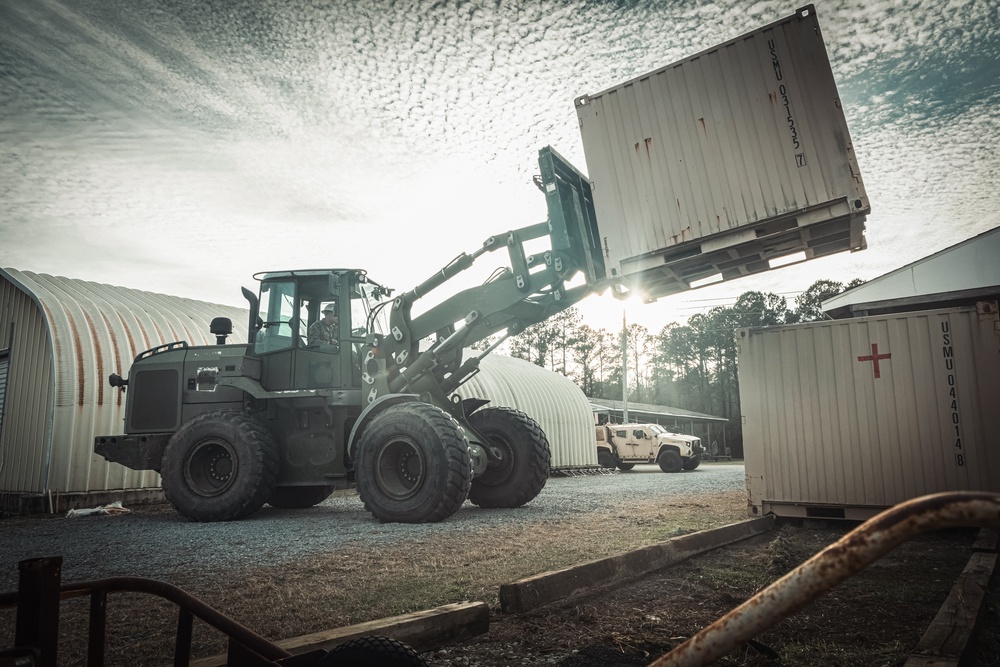 26th MEU conducts FHA exercise on Camp Davis