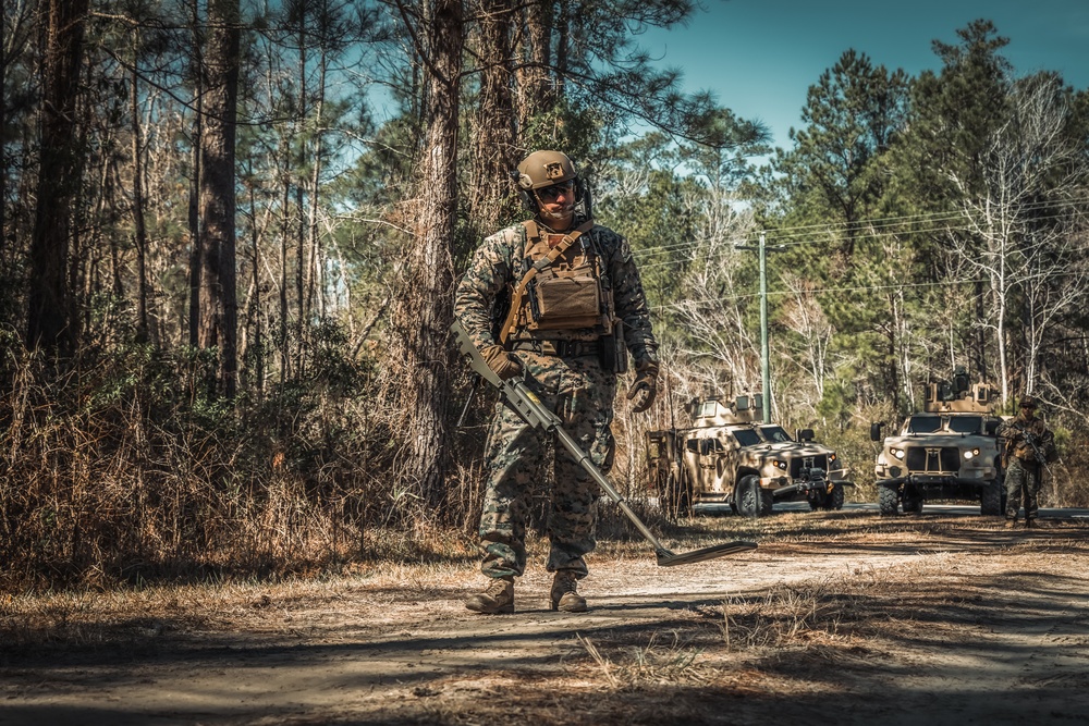 26th MEU conducts FHA exercise on Camp Davis