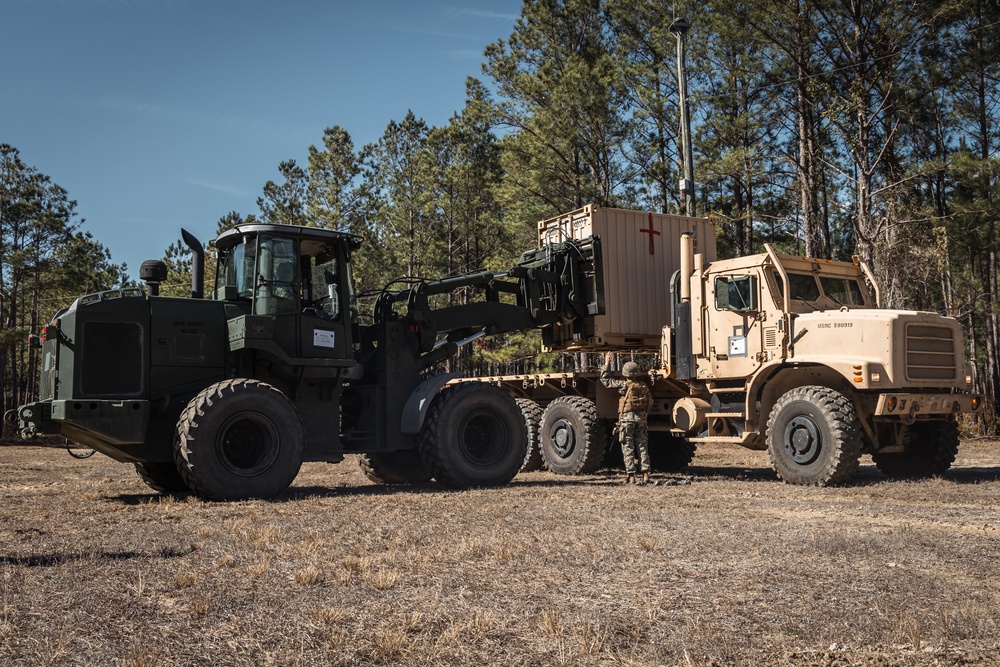 26th MEU conducts FHA exercise on Camp Davis