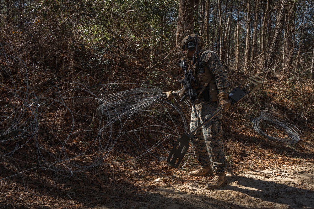 26th MEU conducts FHA exercise on Camp Davis