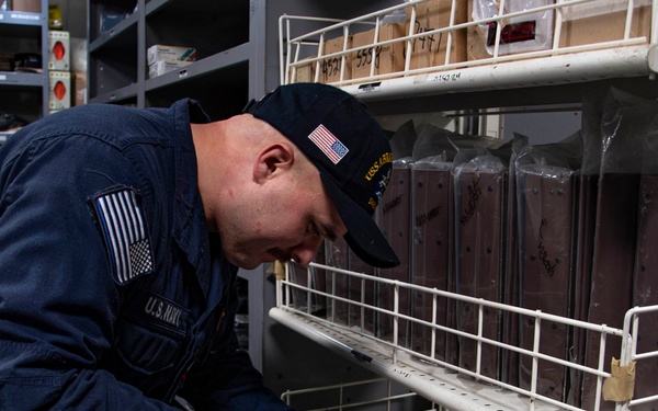 Abraham Lincoln conducts routine operations