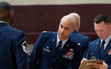 4th Force Support Squadron conducts open ranks inspections