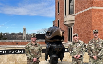 Harding Fellows visit University of Kansas ahead of program start