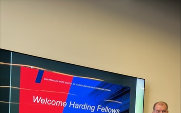 Harding Fellows visit University of Kansas ahead of program start