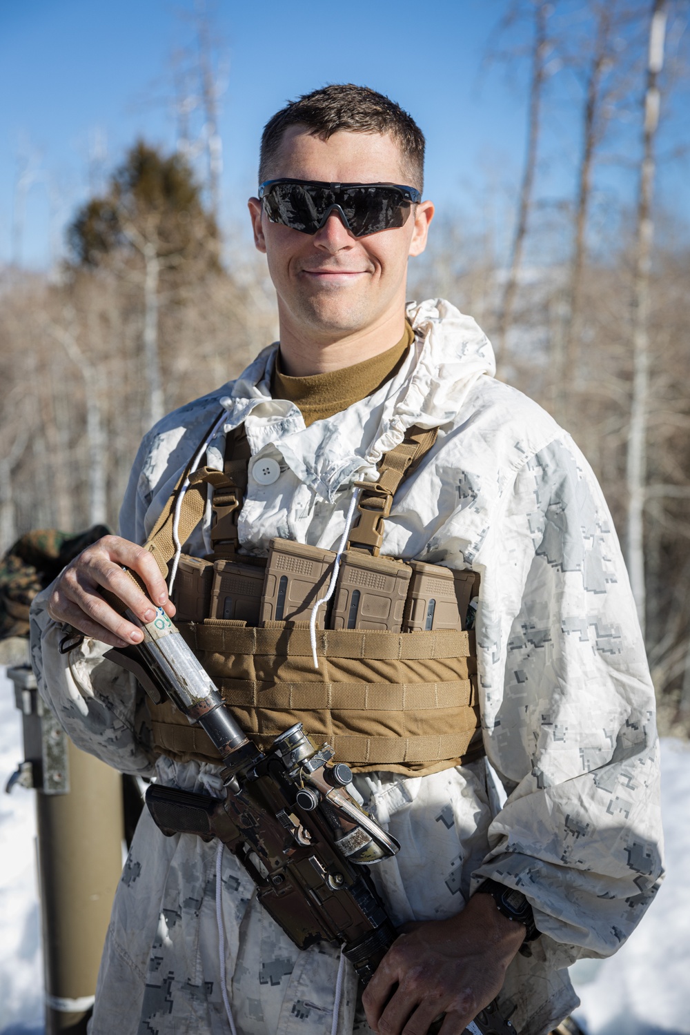 Marines with V1/6 conduct conditioning hike during MTX 2-25