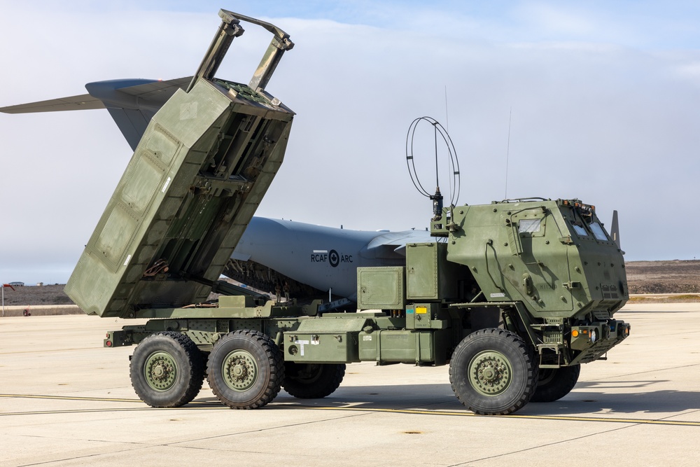 U.S. Marines rehearse HIMARS employment at San Clemente Island with Royal Canadian Air Force