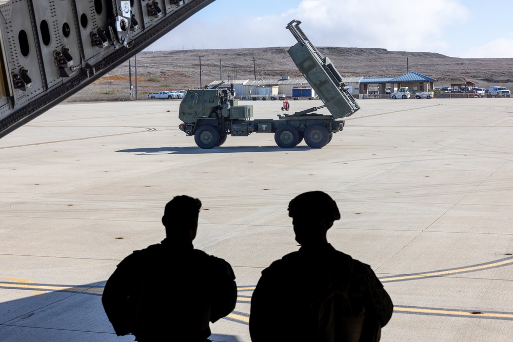 U.S. Marines rehearse HIMARS employment at San Clemente Island with Royal Canadian Air Force